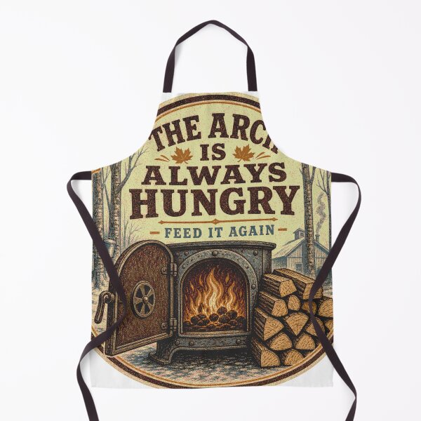Item preview, The Arch Is Always Hungry Maple Syrup Firebox Emblem designed and sold by BoosterShop.