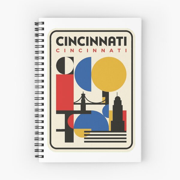 Item preview, Retro Cincinnati Bauhaus Geometric Skyline designed and sold by k3rstman1.