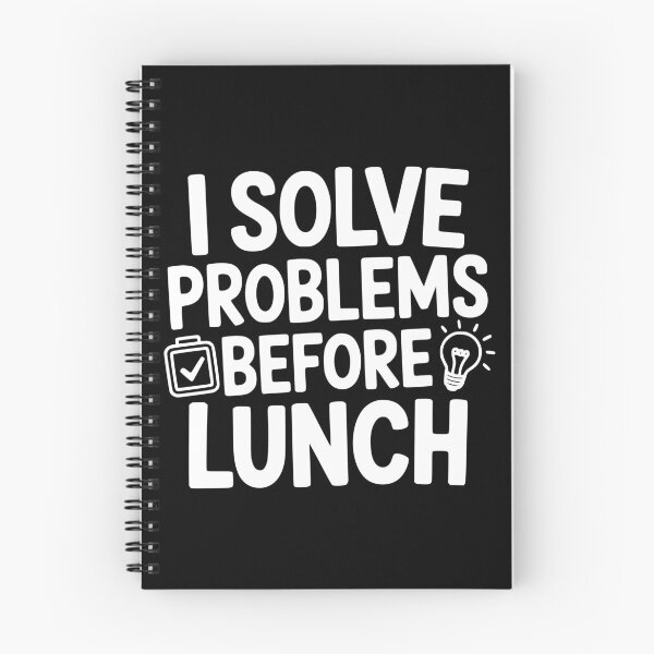 Item preview, I Solve Problems Before Lunch designed and sold by theartfulaspie.