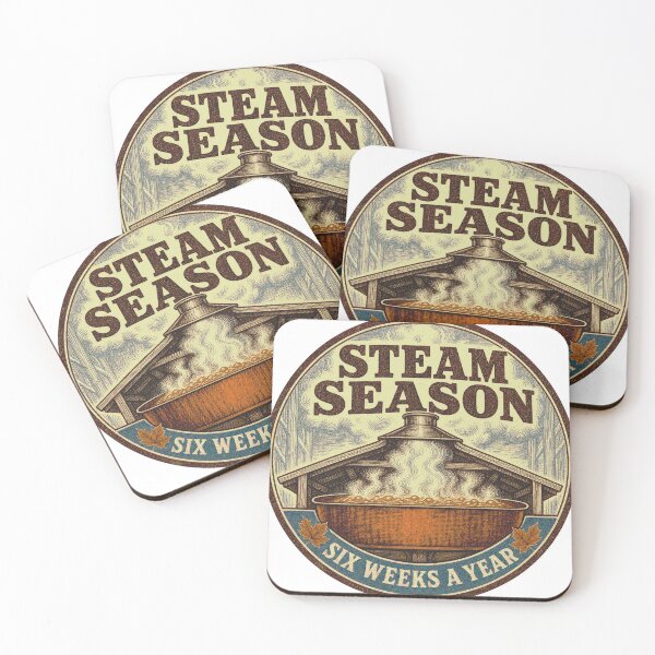 Item preview, Steam Season Maple Syrup Steam Six Weeks Emblem designed and sold by BoosterShop.