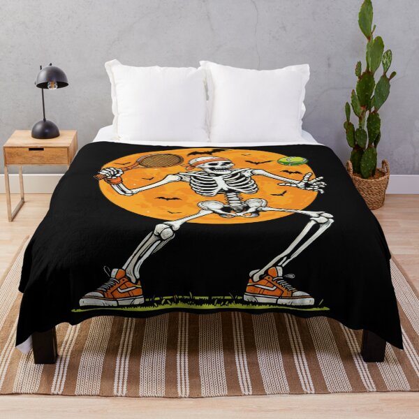 Item preview, Tennis Skeleton Spooky Boys Funny Halloween Tennis Player designed and sold by AmberWild.