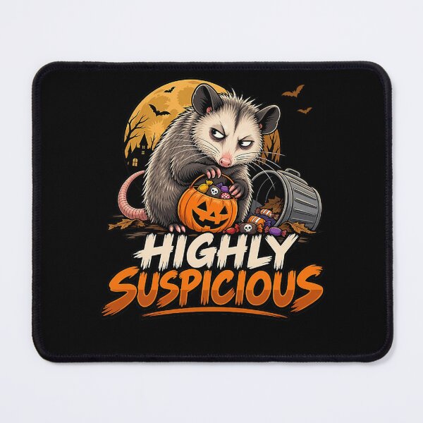 Item preview, Spooky Candy Possum Pumpkin Trash Mischief Halloween Opossum designed and sold by AmberWild.