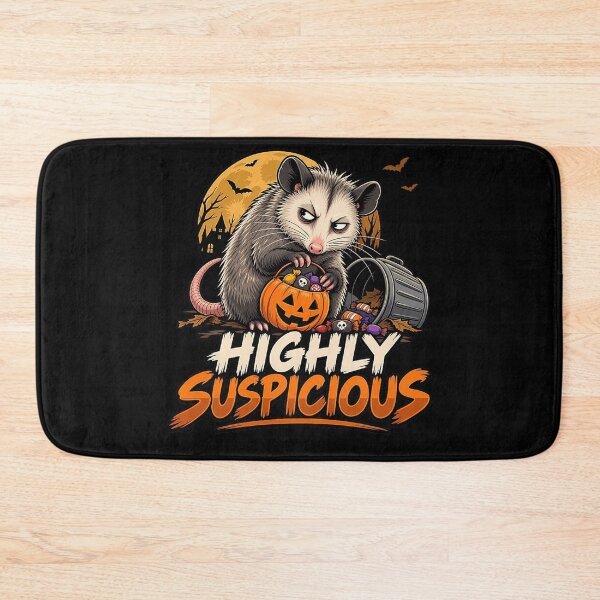 Item preview, Spooky Candy Possum Pumpkin Trash Mischief Halloween Opossum designed and sold by AmberWild.