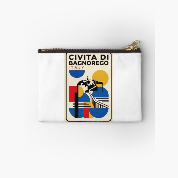 Item preview, Retro Civita Di Bagnoregio Bauhaus Geometric Skyline designed and sold by k3rstman1.