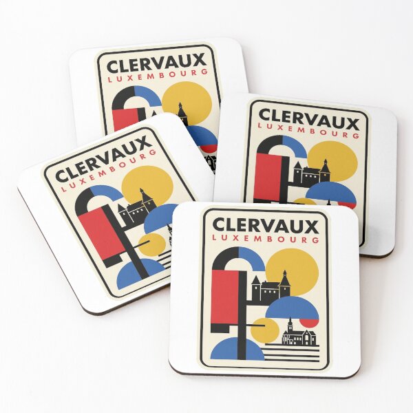 Item preview, Retro Clervaux Bauhaus Geometric Skyline designed and sold by k3rstman1.