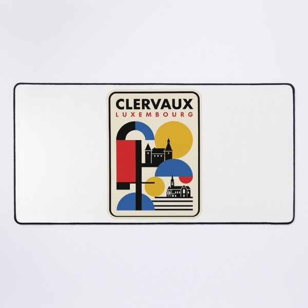 Item preview, Retro Clervaux Bauhaus Geometric Skyline designed and sold by k3rstman1.
