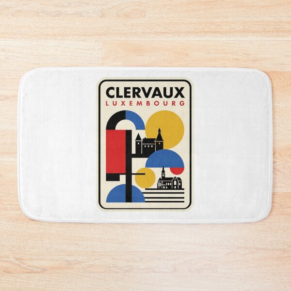 Item preview, Retro Clervaux Bauhaus Geometric Skyline designed and sold by k3rstman1.