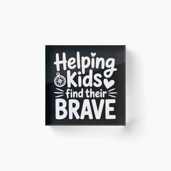 Item preview, Helping Kids Find Their Brave designed and sold by theartfulaspie.
