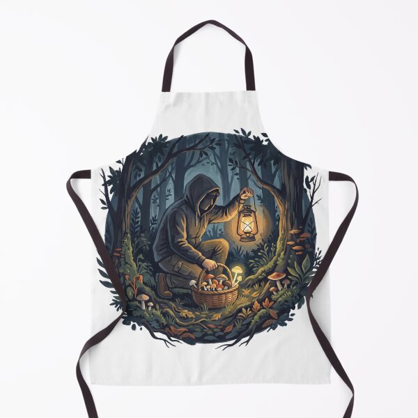 Item preview, Night Forager with Lantern in the Forest designed and sold by gladymar2015.