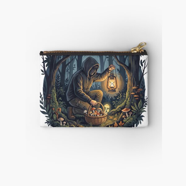 Item preview, Night Forager with Lantern in the Forest designed and sold by gladymar2015.