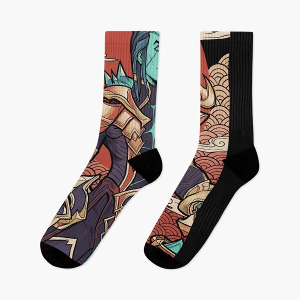 Item preview, Thresh League of Legends Ukiyo-e Gaming Graphic Tee designed and sold by Senpaiwaves.