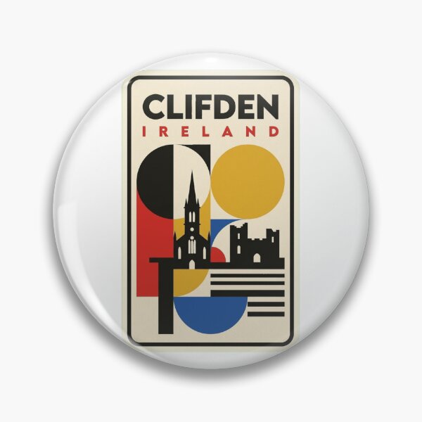 Item preview, Retro Clifden Bauhaus Geometric Skyline designed and sold by k3rstman1.