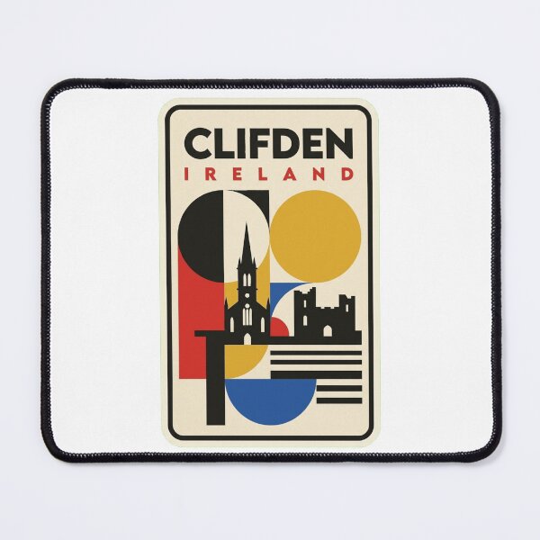 Item preview, Retro Clifden Bauhaus Geometric Skyline designed and sold by k3rstman1.