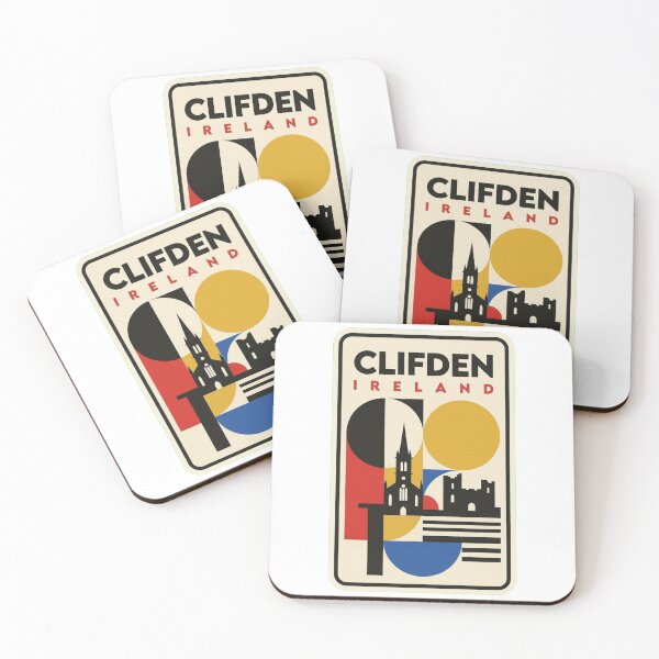 Item preview, Retro Clifden Bauhaus Geometric Skyline designed and sold by k3rstman1.