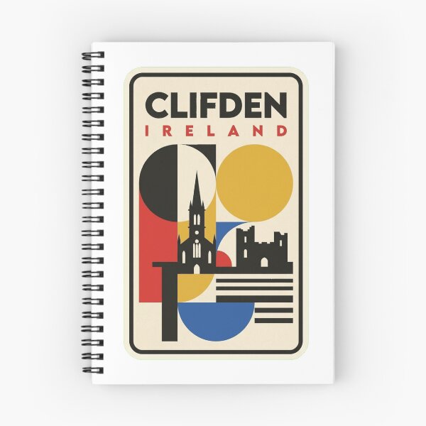 Item preview, Retro Clifden Bauhaus Geometric Skyline designed and sold by k3rstman1.