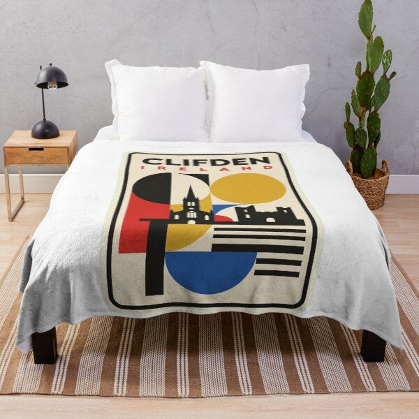 Item preview, Retro Clifden Bauhaus Geometric Skyline designed and sold by k3rstman1.