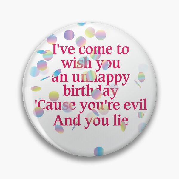 Item preview, Unhappy Birthday designed and sold by Lifer Art and Design.