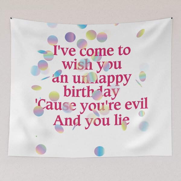 Item preview, Unhappy Birthday designed and sold by Lifer Art and Design.