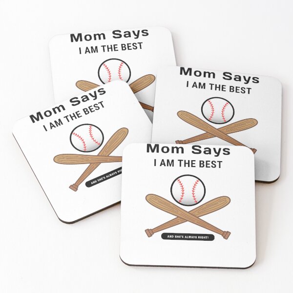 Artikelvorschau, Mama sagt, ich bin der beste Baseballspieler. entworfen und verkauft von StarrBrand.