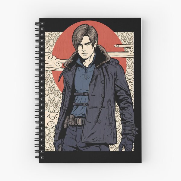 Item preview, Leon S Kennedy Resident Evil Ukiyo-e Video Game Anime Shirt designed and sold by Senpaiwaves.
