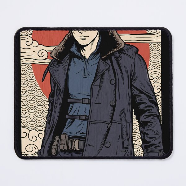 Item preview, Leon S Kennedy Resident Evil Ukiyo-e Video Game Anime Shirt designed and sold by Senpaiwaves.