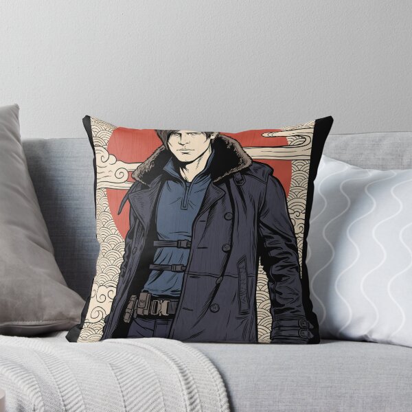 Item preview, Leon S Kennedy Resident Evil Ukiyo-e Video Game Anime Shirt designed and sold by Senpaiwaves.