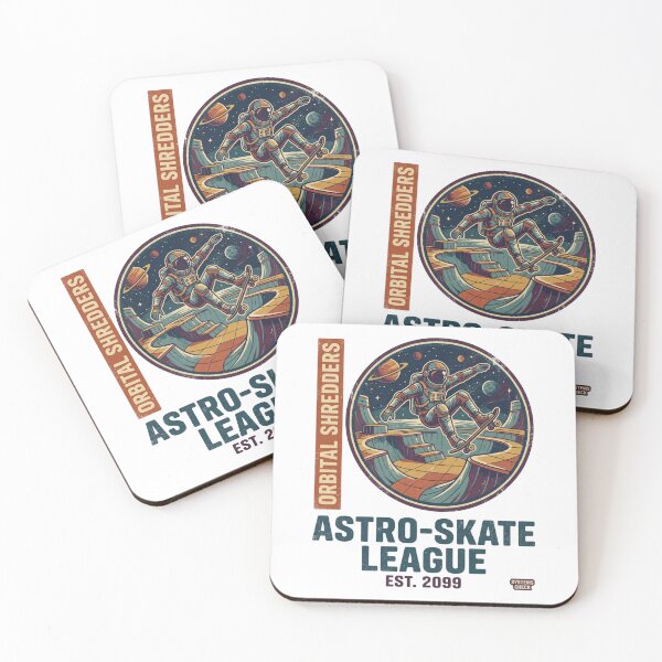 Item preview, Astro-Skate League - Orbital Shredders Vintage Astronaut designed and sold by rich-moda.