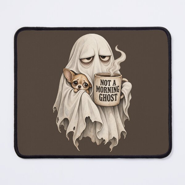 Item preview, Not A Morning Ghost Halloween Chihuahua designed and sold by AmiGraph.