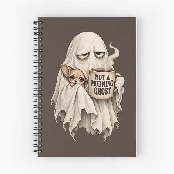 Item preview, Not A Morning Ghost Halloween Chihuahua designed and sold by AmiGraph.
