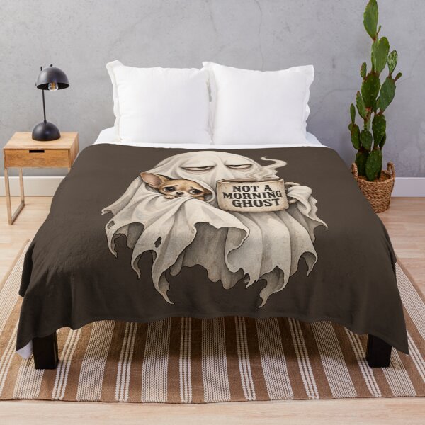 Item preview, Not A Morning Ghost Halloween Chihuahua designed and sold by AmiGraph.