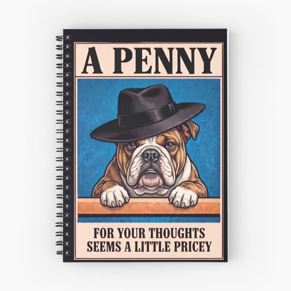 Item preview, A PENNY FOR YOUR THOUGHTS SEEMS A LITTLE PRICEY designed and sold by MountainRoisin.