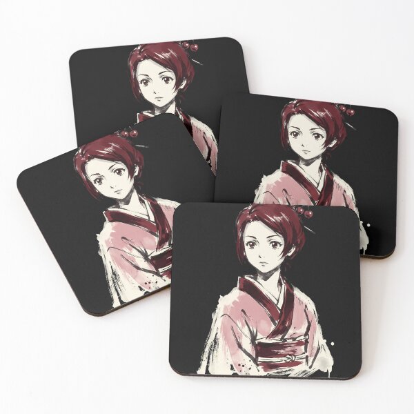 Aperçu de l'œuvre T-shirt Fuu Samurai Champloo Sumi-e Anime Gaming Streetwear créée et vendue par Senpaiwaves.