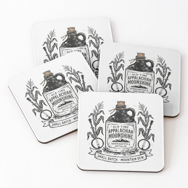 Item preview, Vintage Appalachian Moonshine Jug Vintage Illustration designed and sold by Rahat3344.