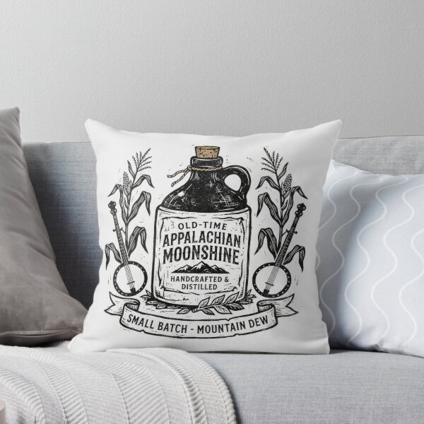 Item preview, Vintage Appalachian Moonshine Jug Vintage Illustration designed and sold by Rahat3344.