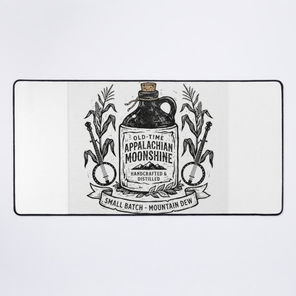 Item preview, Vintage Appalachian Moonshine Jug Vintage Illustration designed and sold by Rahat3344.