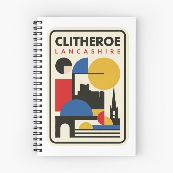 Item preview, Retro Clitheroe Bauhaus Geometric Skyline designed and sold by k3rstman1.