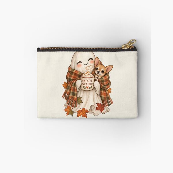Item preview, Sweater Weather Ghost Halloween Chihuahua designed and sold by AmiGraph.