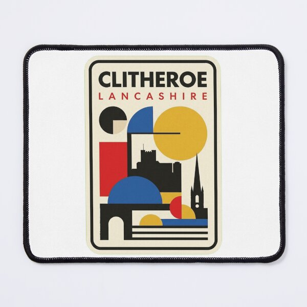 Item preview, Retro Clitheroe Bauhaus Geometric Skyline designed and sold by k3rstman1.
