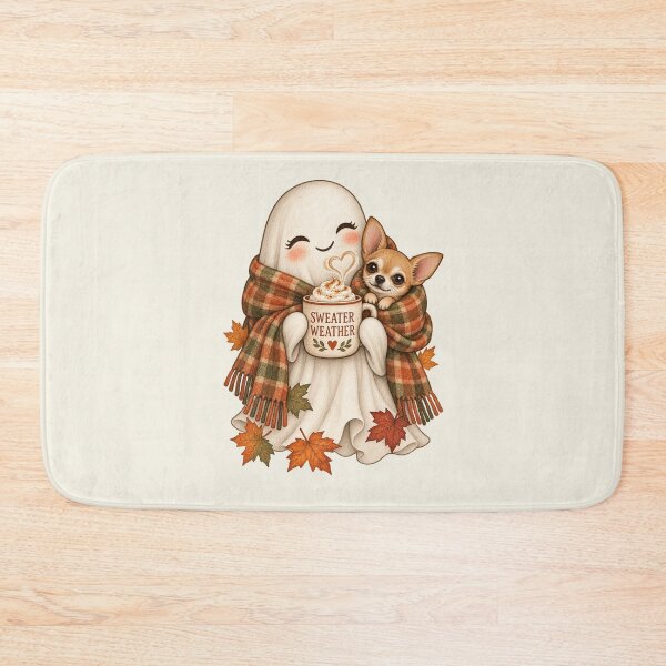 Item preview, Sweater Weather Ghost Halloween Chihuahua designed and sold by AmiGraph.