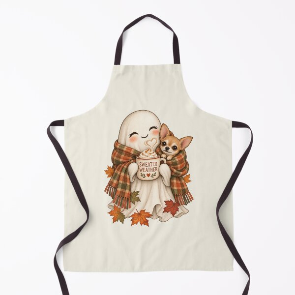 Item preview, Sweater Weather Ghost Halloween Chihuahua designed and sold by AmiGraph.