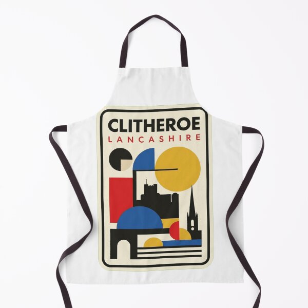 Item preview, Retro Clitheroe Bauhaus Geometric Skyline designed and sold by k3rstman1.