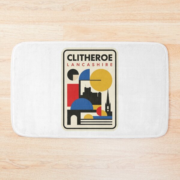 Item preview, Retro Clitheroe Bauhaus Geometric Skyline designed and sold by k3rstman1.