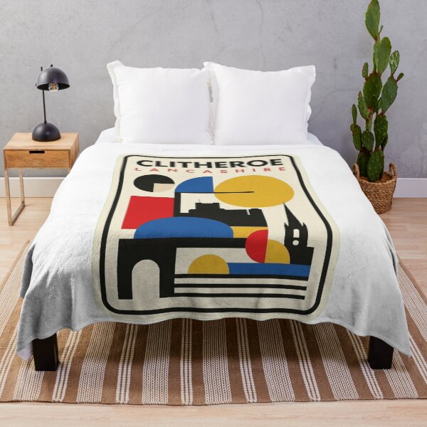 Item preview, Retro Clitheroe Bauhaus Geometric Skyline designed and sold by k3rstman1.