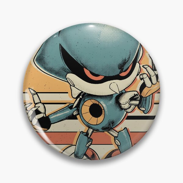 Item preview, Metal Sonic Sonic the Hedgehog Retro Video Game Anime Shirt designed and sold by Senpaiwaves.
