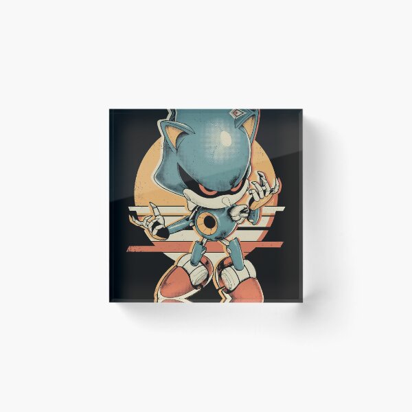 Item preview, Metal Sonic Sonic the Hedgehog Retro Video Game Anime Shirt designed and sold by Senpaiwaves.