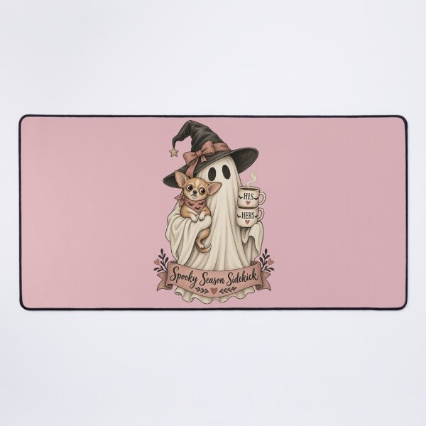 Item preview, Ghost & Chihuahua Couple Mugs Halloween  designed and sold by AmiGraph.