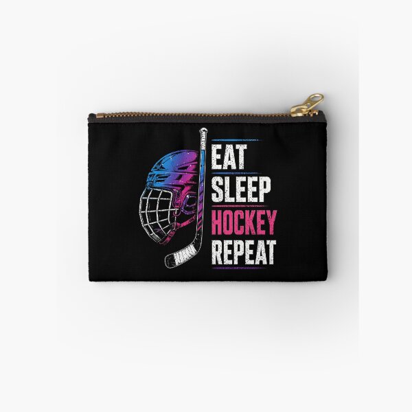 Item preview, Eat Sleep Hockey Repeat  designed and sold by Animavera.