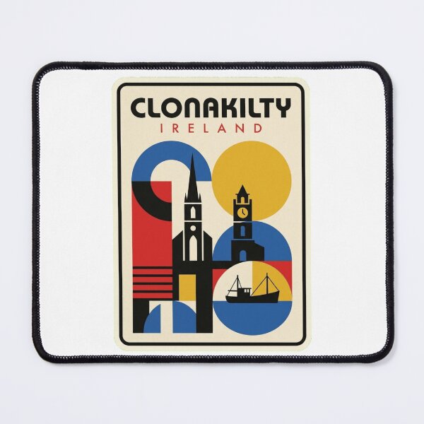 Item preview, Retro Clonakilty Bauhaus Geometric Skyline designed and sold by k3rstman1.