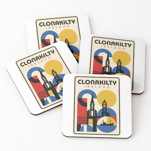 Item preview, Retro Clonakilty Bauhaus Geometric Skyline designed and sold by k3rstman1.