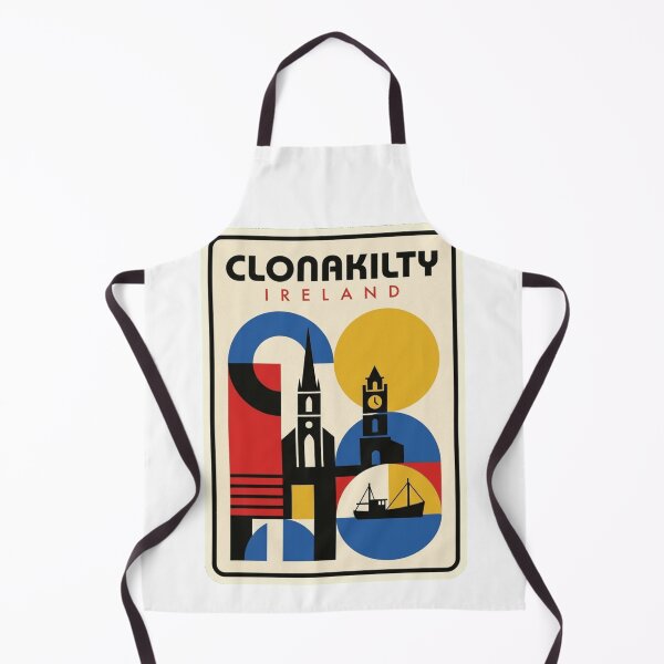 Item preview, Retro Clonakilty Bauhaus Geometric Skyline designed and sold by k3rstman1.
